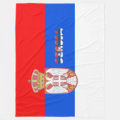 Servische vlag fleece deken (Voorkant)