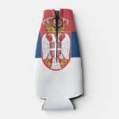 Servische vlag flesjeskoeler (Achterkant)