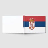 Servische vlag gastenboek (Volledig)