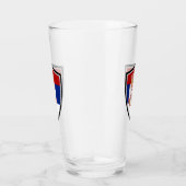 Servische vlag glas (Rechts)