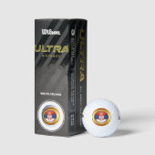 Servische vlag golfballen (Verpakking)