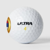 Servische vlag golfballen (Logo)
