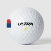 Servische vlag golfballen (Logo)