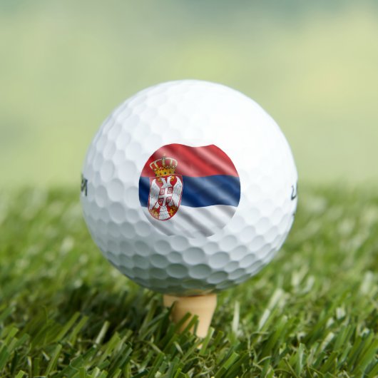 Servische vlag golfballen (Insitu Shirt)