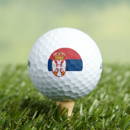 Servische vlag golfballen (Insitu Shirt)