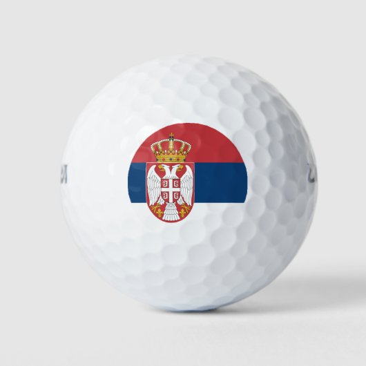 Servische vlag golfballen (Voorkant)