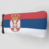 Servische vlag golfheadcover (Voorkant)
