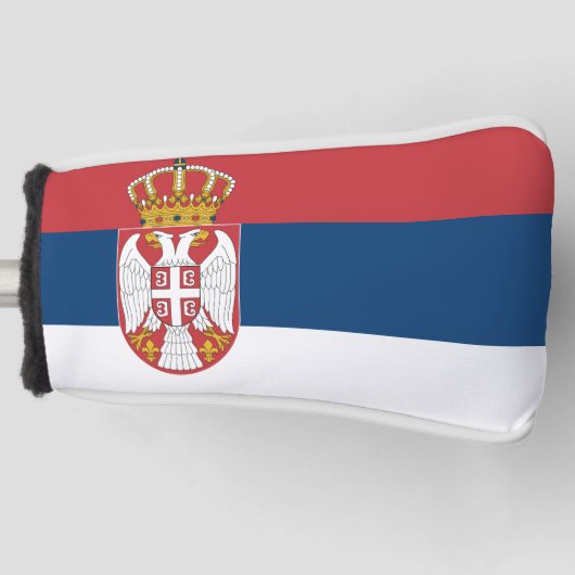 Servische vlag golfheadcover (Voorkant)