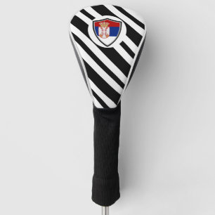 Servische vlag golfheadcover