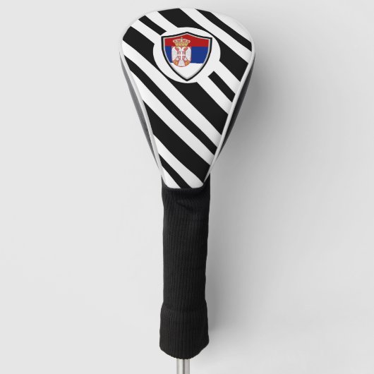 Servische vlag golfheadcover (Voorkant)