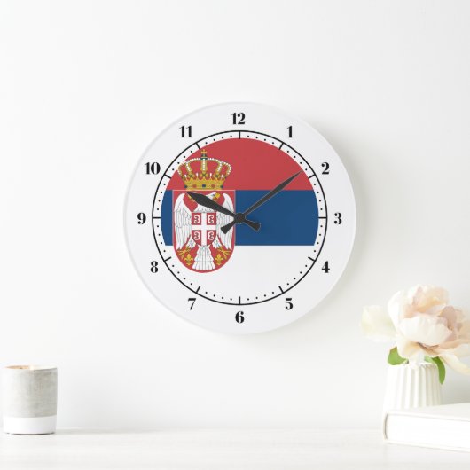 Servische vlag grote klok (Huis)