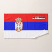 Servische vlag handdoek (Handdoek)