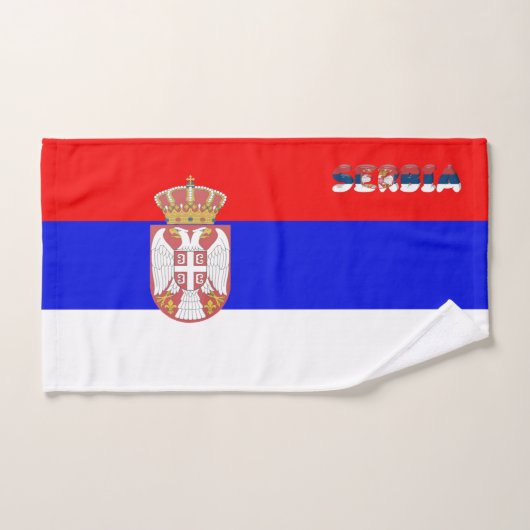 Servische vlag handdoek (Handdoek)