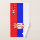 Servische vlag handdoek (Handdoek)
