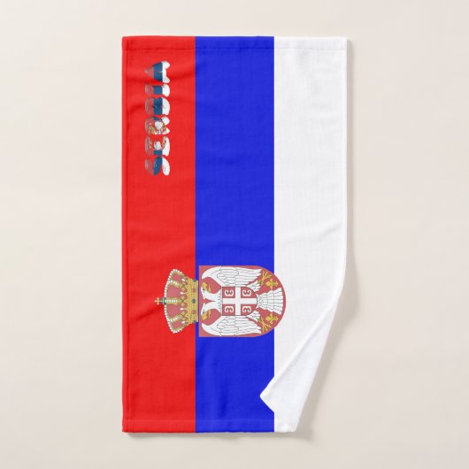 Servische vlag handdoek (Handdoek)