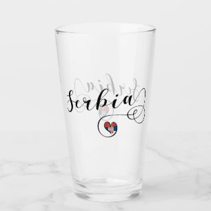 Servische vlag Heart, Republika Srbija Glas