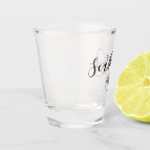 Servische vlag Heart, Republika Srbija Shot Glas (Links)