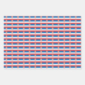 Servische vlag inpakpapier vel (Voorkant 3)