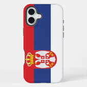 Servische vlag iPhone hoesje (Achterkant)