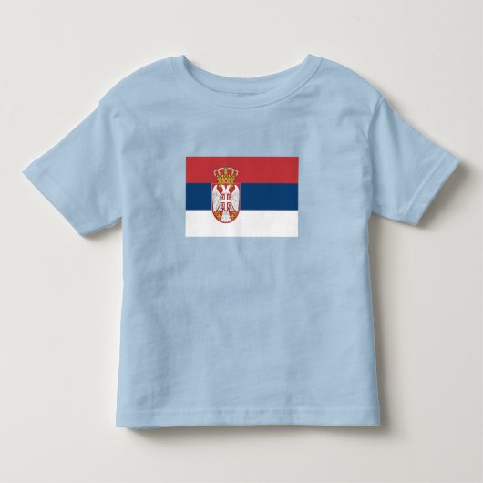 Servische vlag kinder shirts (Voorkant)