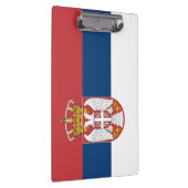 Servische vlag klembord (Rechts)