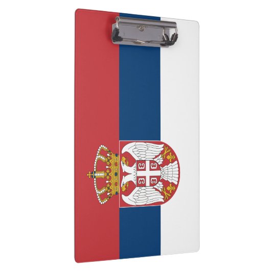 Servische vlag klembord (Rechts)