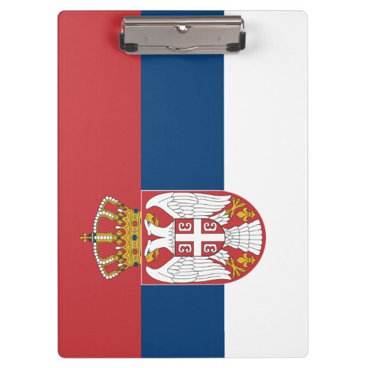 Servische vlag klembord (Voorkant)