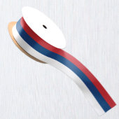 Servische vlag kleuren lint, Servië / sport Satijnen Lint