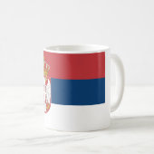 Servische vlag koffiemok (Voorkant rechts)