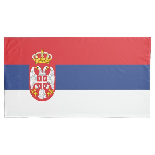 Servische vlag kussensloop (Voorkant)