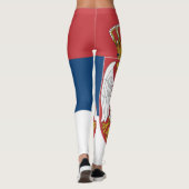 Servische vlag leggings (Achterkant)