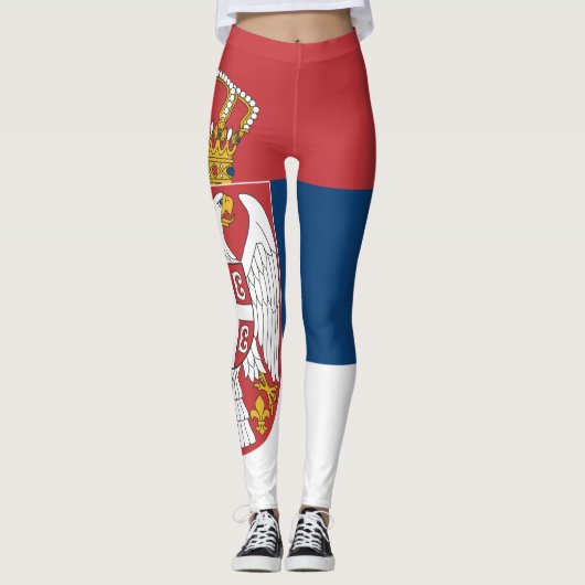 Servische vlag leggings (Voorkant)