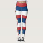 Servische vlag leggings (Voorkant)