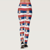 Servische vlag leggings (Achterkant)