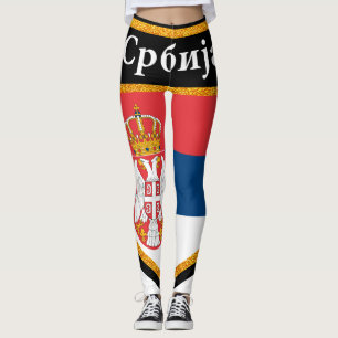 Servische vlag leggings