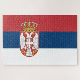 Servische vlag legpuzzel