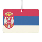 Servische vlag luchtverfrisser (Achterkant)