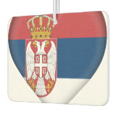 Servische vlag luchtverfrisser (Links)