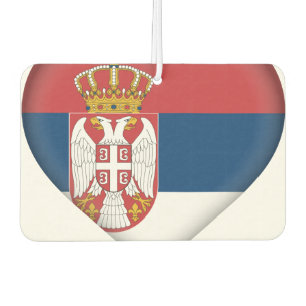 Servische vlag luchtverfrisser