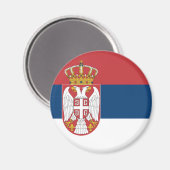 Servische vlag magneet (Voorkant / Achterkant)