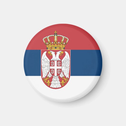 Servische vlag magneet (Voorkant)