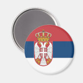 Servische vlag magneet (Voorkant / Achterkant)