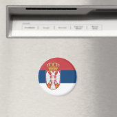 Servische vlag magneet (Insitu (Vaatwasser))