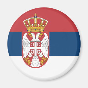 Servische vlag magneet
