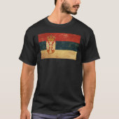 Servische vlag Mannen T-shirt (Voorkant)