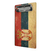 Servische vlag mini klembord (Angled2)