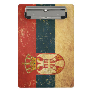 Servische vlag mini klembord