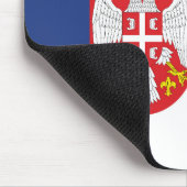 Servische vlag muismat (Hoek)