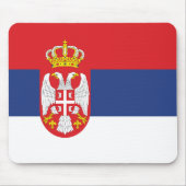 Servische vlag muismat (Voorkant)