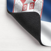 Servische vlag muismat (Hoek)